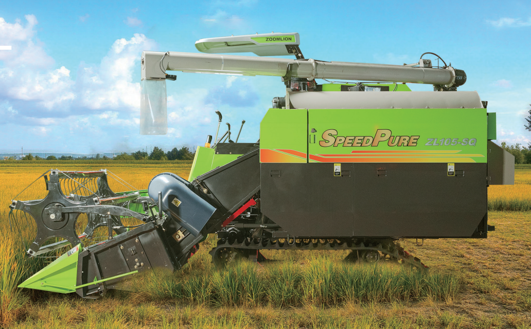 Zoomlion ZL105 Tracked Grain Harvester